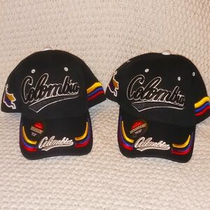2 Colombia baseball hats NWT